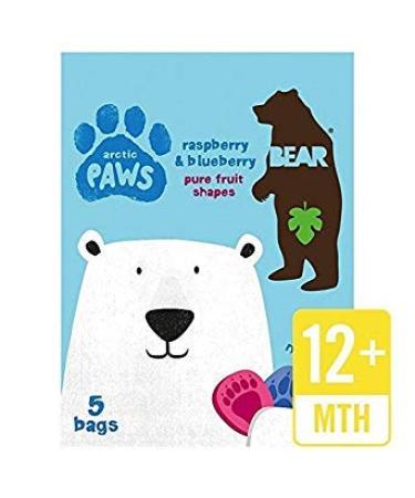 Bear Arctic Raspberry and Cornflower Bear Paws Multipack 5 x 20 g