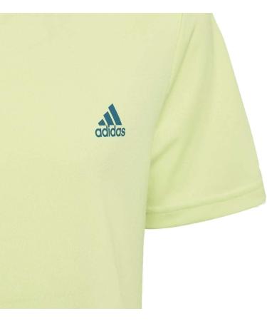 Buy adidas Boys B Sl T T-Shirt (7-8 Years) - Pulse Lime/Legacy Teal | International Shipping Available - Buy Online on GoSupps.com