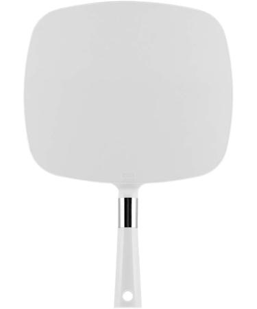 Large Snowflakes Hand Mirror with Handle - Handheld Hairdresser Mirror (White) - Buy Online on GoSupps.com