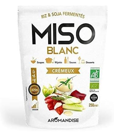 Aromandise - Miso blanc cr meux bio 250g - Buy Online on GoSupps.com