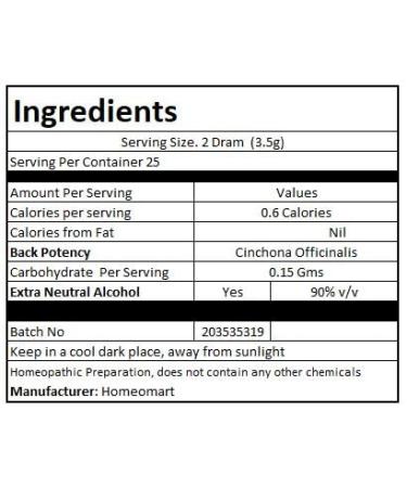 homeomart.com Cinchona Officinalis Homeopathy Pellets (Pills) 30C Potency Pack of 3 30c pills - Buy Online on GoSupps.com
