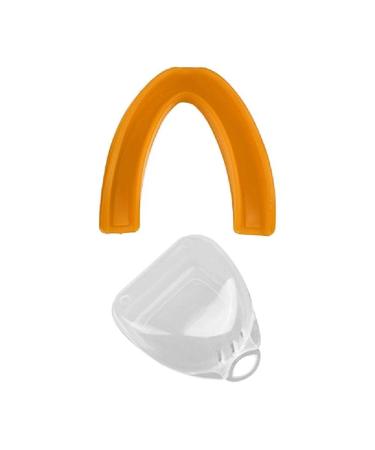 Wuuraa mouth protection for teeth grinding mouth shell eva mouth protection soft mouth protection football mouthpiece Professional sports mouth protection for boxes protections children mouth protection orange orange