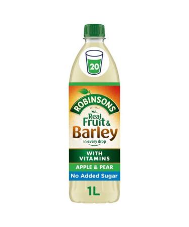 Robinsons Robinsons Apple Pear Fruit and Barley No Added Sugar 1 L