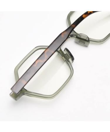 Buy Blue Light Blocking Polygon Reading Glasses +350 | Stylish Computer Readers for Fatigue Relief - Buy Online on GoSupps.com