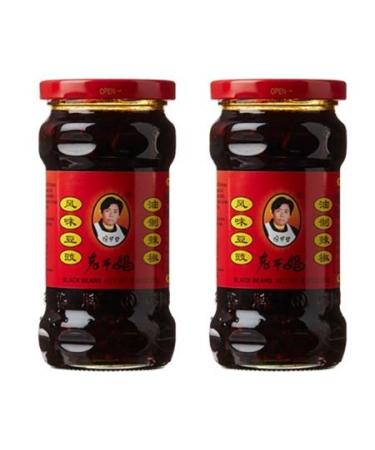 Laoganma (Lao Gan Ma) Black Beans Chili Sauce, 9.88 oz (Pack of 2) 9.88 Ounce (Pack of 2)