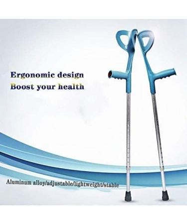 PSMPENG Forearm Crutches Adjustable Forearm Crutches Soft Grip Comfortable Grip with Easy Grip Handles for Mobility and Accessibility After Leg Injury or Surgery Foot Mobility aid Lightweight Arm - Buy Online on GoSupps.com