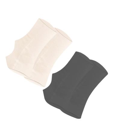 FRCOLOR 2 Pairs Sports Supplies step on foot compression sleeve Ankle Guard protector Ankle Protector Socks Derong protective case ankle support High heel wristband bracket soft