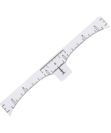  WOONEKY WOONEKY 100Pcs Eyebrow Shaper Stencil Templates Makeup Eyebrow Shaper Ruler Makeup Tips Disposable Eyebrow Ruler Eyebrow Measure Major Tracer - Buy Online on GoSupps.com
