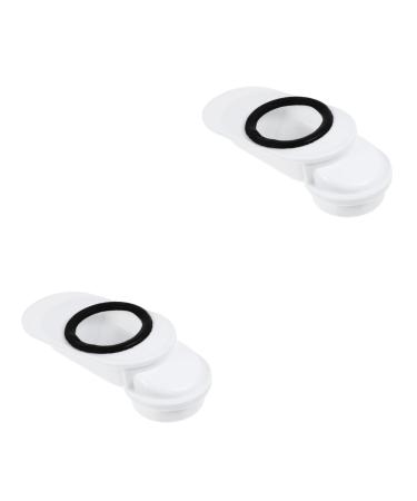 Homoyoyo 2pcs Toilet Shifter Toilet Drainage Systems Drain Pipe Shifter Commodes Toilet Bowl Water Outlet Shifter Toilet Flange Toilet Closestool Supplies Kits White Plastic Adjust Extend 20.7X12.5CMx2pcs Whitex2pcs