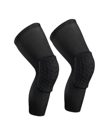 Focket Knee Brace - Breathable Knee Stabilizer for Lacrosse (M) - Black | International Shipping - Buy Online on GoSupps.com