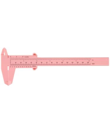 TEHAUX Pied Coulisse pour Sourcils 150 MM en Plastique Rose R gle Sourcils Portable Compas Facial Pr cis pour Mesure de L'Espacement Outil de Maquillage Professionnel et Solide