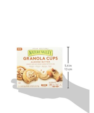 Nature Valley Granola Cups Almond Butter - 6.2 oz | Healthy Snack - Buy Online on GoSupps.com