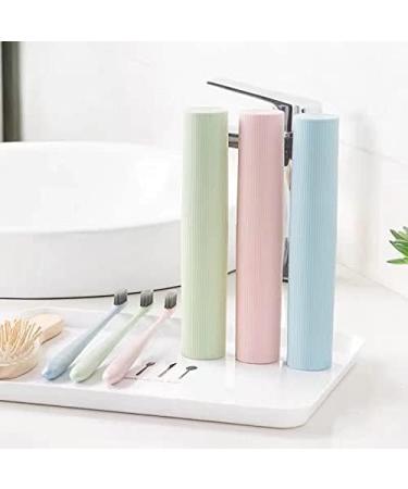 ZNREUHA Portable Travel Toothbrush Case Holder - 3 Pack for Slim Toiletry, Ideal for Holiday, Business, Camping - Buy Online on GoSupps.com