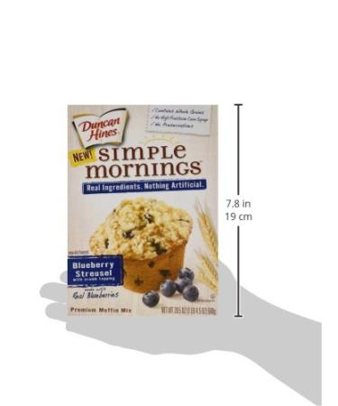 Duncan Hines Simple Mornings Blueberry Streusel Muffin Mix - 20.5 oz - 2 Pack - Buy Online on GoSupps.com