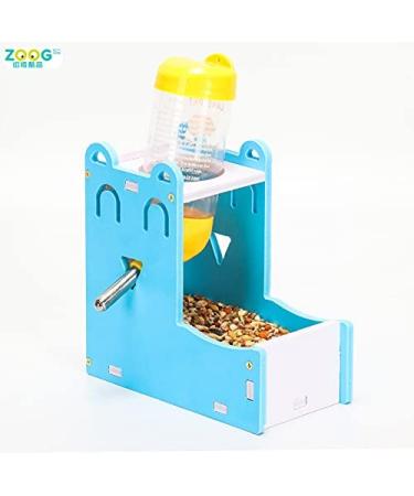 125ML Hamster Automatic Water Bottle & Food Feeder Bowl Set for Small Animals - Ideal for Rat, Gerbil, Mouse, Chinchilla, Squirrel, Guinea Pig Cage Toy - Buy Online on GoSupps.com