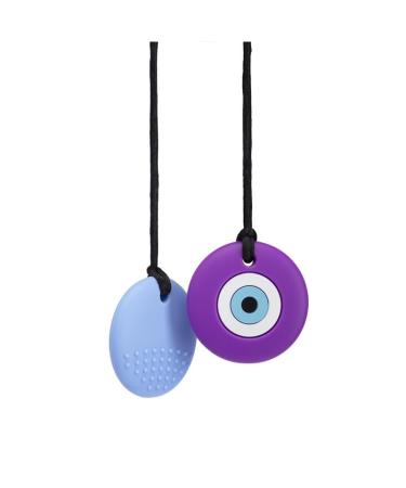 Sensory Chewing Necklace & Bite Ring | Food-Safe Silicone Toys for Kids with ADHD & Autism | Adjustable Oral Motor Solutions - Buy Online on GoSupps.com