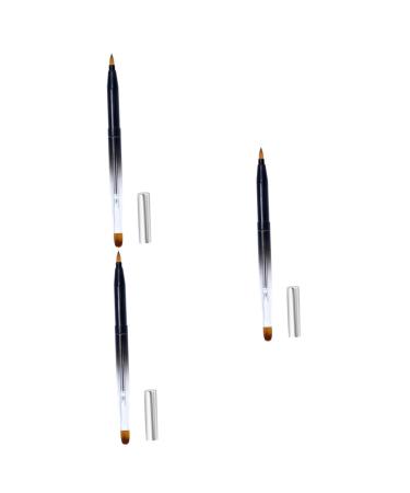 NOLITOY 3pcs Lip Brush Lipstick Brush Makeup Brush Concealer Applicator Lip Gloss mediumx3pcs As Shownx3pcs