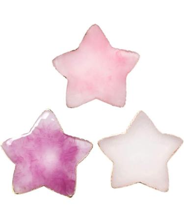 Resin Nail Art Palette Star Shaped Painting Color Mixing Plate Cosmetic Mixing Tools White Nail Tech Supplies - Buy Online on GoSupps.com