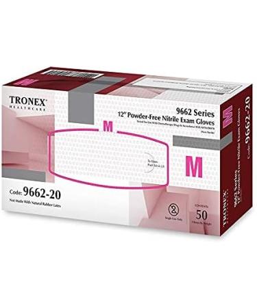 TRONEX Chemo-Rated 8 mil Nitrile Exam Gloves - 12 Long, Extra-Thick, Powder Free - Blue, Large (Box of 50) - Buy Online on GoSupps.com