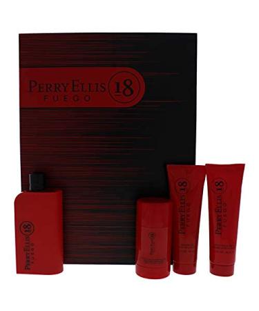 Perry Ellis Gift Set Perry Ellis 18 Fuego By Perry Ellis - Buy Online on GoSupps.com