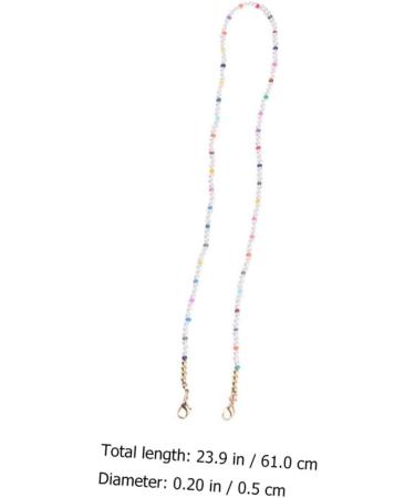 Gatuida 4-Piece Mask & Glasses Hanging Chain Set | Adjustable Pearl Lanyard for Kids & Adults | Durable Shot Glasses & Face Mask Holder - Buy Online on GoSupps.com