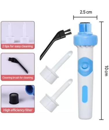 THE PERFECT PART Safety Electric Cordless Vacuum Ear Cleaner Wax Remover Painless Cleaning Tool - Buy Online on GoSupps.com