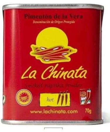 La Chinata Hot Smoked Paprika 70g Tin - Premium Quality Spanish Paprika - Buy Online on GoSupps.com