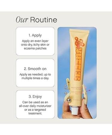 Cr me hydratante au beurre pour peaux s ches sensibles et sujettes l'ecz ma soin hydratant et apaisant imm diat et soulagement de l'ecz ma pour le visage et le corps hydratation de la peau - Buy Online on GoSupps.com
