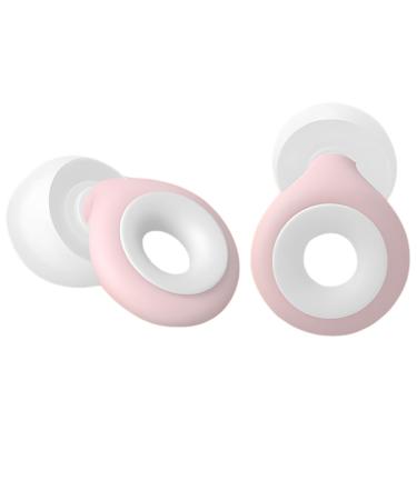 SAMAZON Ear Plugs for Noise Reduction Pink White One Size - Perfect Anti-Snoring Devices Anxiety Relief Items Concert & Shooting Ear Protection Snore Stopper. - Sizes (XS/S/M/L) Pink White 1 Count (Pack of 1)