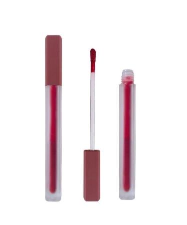 BADALO Velvet Mist Water Mist Lip Mud Soft Silky Matte Vegan White Non-Stick Lip Gloss Lip Glaze Lipstick (Color: 4 Heartbeat warning)