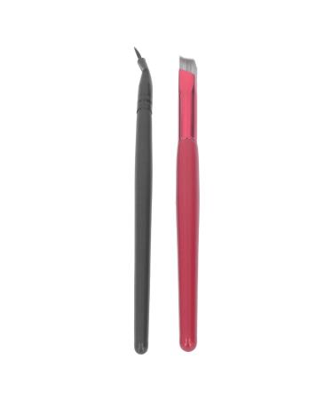 Buy Ergonomic Bent Brush - Ultra Fine Makeup Define Brow Brush for Artists | Portable & Perfect for Powder Rooms - Buy Online on GoSupps.com