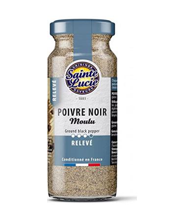Poivre noir moulu Sainte Lucie Saveurs preservees flacon 50g