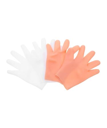 Mikinona 2 Pairs Sun Protection Moisturizing Gloves Lotion Hand Softening Gloves Moisturizing Spa Gloves Moisture Gloves Cracked Skin Gloves Spa Mitts Dry Manual Beauty Products Sebs