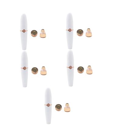 FOMIYES 5 STK electrical razor electric eyebrow shapers Electrical leg razing portable razor razor apparatus hair removal device device for body shaving multifunction ABS