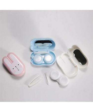Buy Kchycv Portable Sweet Rabbit Mini Contact Lens Cover - Multicolored Gift Box with Mirror - Women's Pink Lentil Liner - Buy Online on GoSupps.com