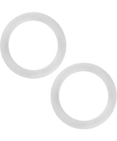 Alomejor Baby Pacifier O-Rings - 20pcs Silicone Safe Dummy Clips & Adapter Holder for Babies | Transparent Durable & Secure - Buy Online on GoSupps.com