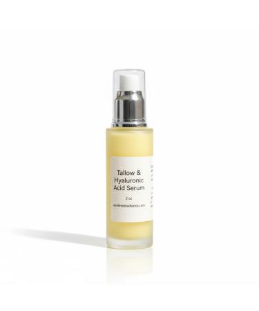 Rendered Radiance Tallow and Hyaluronic Acid Facial Serum (Original Formula 2 oz.) Original Formula 2 Fl Oz (Pack of 1)