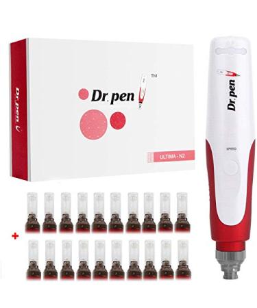 Professional Electric Derma Auto Pen Dr.Pen Ultima N2 Microneedling Pen with 22Pcs 12Pin/36Pin Cartridges