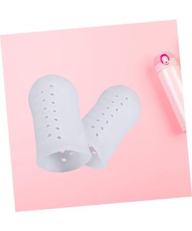 Garneck Silicone Gel High Heel Protectors - 6 Pairs/12pcs Toe Sleeves for Anti-Friction Protection - White 4.5X2.1 cm - Buy Online on GoSupps.com
