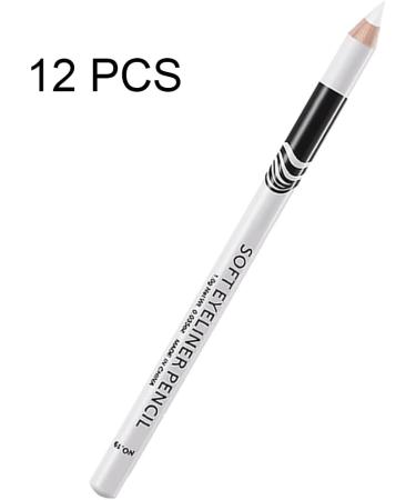 12 Pcs/Set Long Lasting Natural Matte Eyeliner Pencils Hypoallergenic Under Eyeliner Eye Makeup Soft Pastel Pencils - Buy Online on GoSupps.com