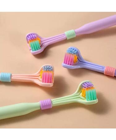 Blue 3-Sided Triple Angle Toothhugger Training Toothbrush | Ultra Soft Bristles for Children, Toddlers, Kids, and Autistic Oral Care (1 Year and Up) - Buy Online on GoSupps.com