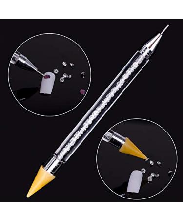 Rhinestone Dotting Pen | Dual-ended Crystal Studs Picker Wax Pencil | Beads Handle Tool - Buy Online on GoSupps.com