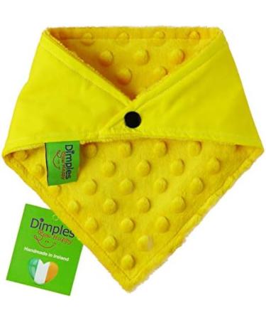 Dimpe's Dog Hill Towel - Yellow 'Keep Your Distance' Warn Scarf for Nervous & Anxious Dogs | Perfect for Small Medium & Large Breeds - 55cm - Buy Online on GoSupps.com