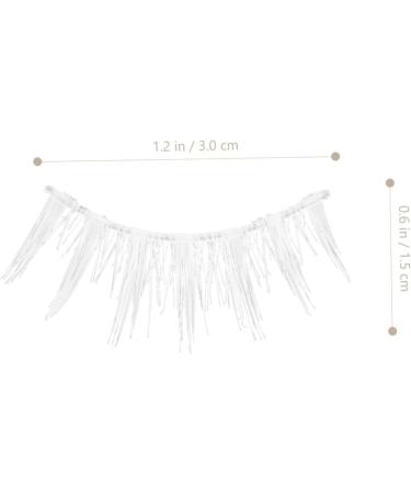 minkissy 12 Pairs Makeup False Eyelashes Drama Lashes Masquerade Makeup Accessories Natural Eyelashes Cosmetic Lashes False Lash Extensions Fake Lashes White Cosplay Extend Fiber 3d - Buy Online on GoSupps.com