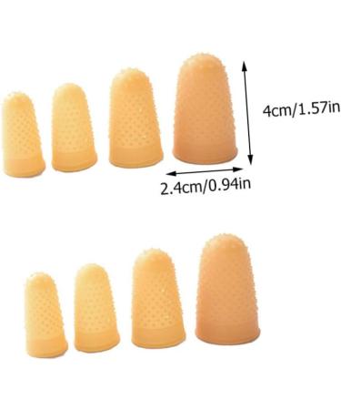 FRCOLOR 75 Pcs Counting Finger Gloves - Rubber Finger Protectors for Safe Counting | Anti-Skid Fingertip Covers - Buy Online on GoSupps.com