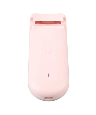 Verdant Touch Silicone Lash Curling Tool Heated Eyelash Curler Portable Electric Pink Silicone Lash Quick Curling Tool for Women Long Lasting Curl