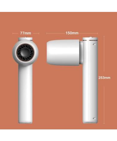 Cordless Hair Dryer Portable Travel Hair Dryer Rechargeable Cold/Hot Air 23400mAh Built-in Battery Suitable for Home pet and Travel - Buy Online on GoSupps.com