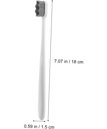 Buy Tovinanna 4-Piece Soft Travel Toothbrush Set | Portable and Lightweight Toothbrush for Pregnant Women - White - Buy Online on GoSupps.com