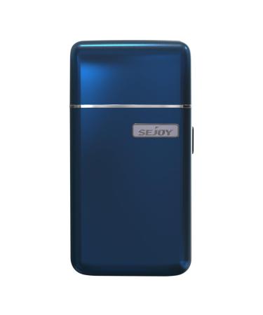 Sejoy Portable Electric Razor for Men with Toothed & Mesh Blades Magnetic Adsorption Head Dynamic Ribbon LED IPX7 Mini Electric Foil Shaver for Men Polly
