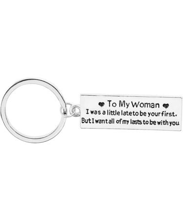 Besportble 2-Part Couples Keychain Set | Perfect Valentine s Day Gift | Unique Keychain Gifts for Couples | Silver Keychains for Him & Her - Buy Online on GoSupps.com
